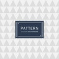 Gray subtle seamless pattern background made with triangles shapes repeated