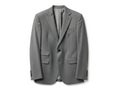 Gray suit jacket isolated on white background Royalty Free Stock Photo