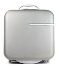 Gray Suitcase on White background