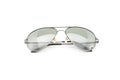 Gray sunglasses isolated on white. Royalty Free Stock Photo