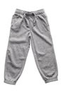 Gray sweatpants isolated Royalty Free Stock Photo