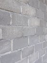 Gray Textured Wall with Concrete Patterns Forms Building Feature Royalty Free Stock Photo