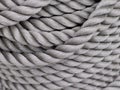 Gray Thick Rope Royalty Free Stock Photo