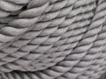 Gray Thick Rope Royalty Free Stock Photo