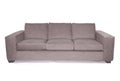 Gray three seat couch sofa