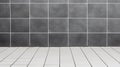 Gray Tile Bathroom And Floor: Modern Tiles Decor Stock Photo Royalty Free Stock Photo