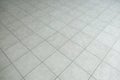 Gray tiled floor