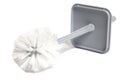 Gray toilet brush isolated on white background Royalty Free Stock Photo