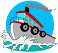 Gray Tugboat