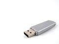 Gray USB drive Royalty Free Stock Photo