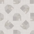 Gray vector french linen woven texture background. Printed with cottage house or chalet home