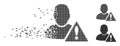 Dust Pixel Halftone User Error Icon
