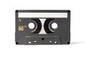 Gray vintage audio cassette tape Royalty Free Stock Photo