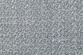 Gray vintage fabric with woven texture closeup. Textile macro background Royalty Free Stock Photo