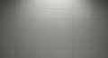 Gray wall composed of rectangular tiles arranged in a grid pattern. Each tile has a sub Royalty Free Stock Photo