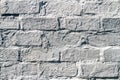 A gray wall made of old stone bricks. Royalty Free Stock Photo