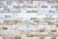 The gray wall of stone blocks, brick light texture as background Royalty Free Stock Photo