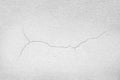 Gray walls crack texture/ White concrete wall surface crack. Royalty Free Stock Photo