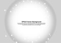 Gray and white abstract radial gradient with sparkling stars background Royalty Free Stock Photo