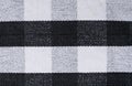 Gray , white and black plaid pattern