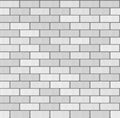Gray White brick wall seamless pattern background. Modern flat pictogram concept. Trendy Simple vec Royalty Free Stock Photo