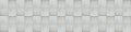 Gray white bright vintage retro geometric square mosaic flower leaf motif cement concrete seamless tiles texture background banner Royalty Free Stock Photo