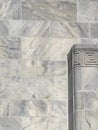 Gray and white designed marble background
