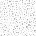 Gray and white pentagon pattern. Seamless vector