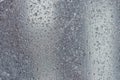 Gray white texture of many drops of water Royalty Free Stock Photo