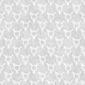 Gray and White Transgender Symbol Tile Pattern Repeat Background