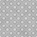 Gray and White Wheel of Dharma Symbol Tile Pattern Repeat Background