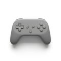 Gray wireless retro game controller isolated on white background Royalty Free Stock Photo