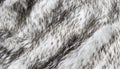 Gray wolf artificial fur background texture design black and white fake animal fell
