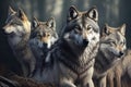 Gray Wolf Pack - Generative AI