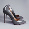 Gray woman shoes