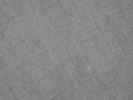 Gray woven surface closeup. Linen textile texture. Fabric sewing background. Textured braided grey backdrop. Len black and white Royalty Free Stock Photo