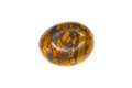 Gray, yellow and orange Bamboo leaf jasper chalcedony