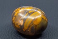 Gray, yellow and orange Bamboo leaf jasper chalcedony