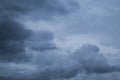 Grayclouds before rainfalling Royalty Free Stock Photo