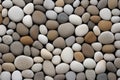 Grayish Pebble concrete structure stones. Generate Ai