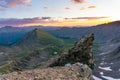 Grays peak, Colorado at sunrise