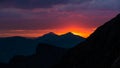 Grays and Torreys Peak at Sunset Royalty Free Stock Photo