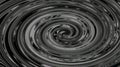 Grayscale abstract design featuring a spiral pattern with smooth gradations Royalty Free Stock Photo