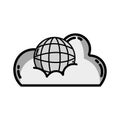 Grayscale cloud data with global connection server