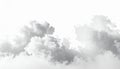 Grayscale Cloudscape: Soft White And Gray Cumulus Clouds Royalty Free Stock Photo