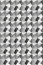 Grayscale construction seamless geometric pattern design