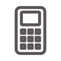 Grayscale contour with basic calculator