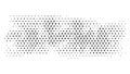 Grayscale Halftone Dot Pattern Vector for Vintage and Modern Effects, vector design Generative AI Royalty Free Stock Photo