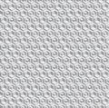 Grayscale hexagonal seamless vector pattern. Volumetric hexagon elements placed randomly. Royalty Free Stock Photo