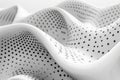 A grayscale image of a parametric surface with halftone dots. AIG51A